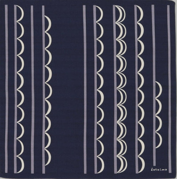 50cm Cotton Furoshiki - Kotoima Blue Wave