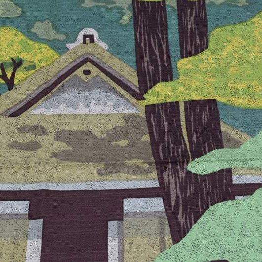 風呂敷 井堂雅夫 現代木版画 京都風景 – 京都あさひ屋－Kyoto Asahiya