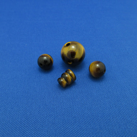 Brown Tiger Eye Beads 4pcs Set