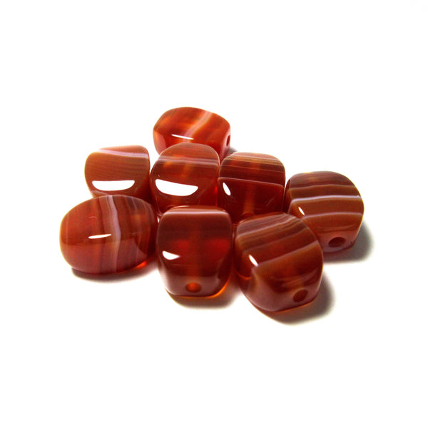 Red Agate Beads