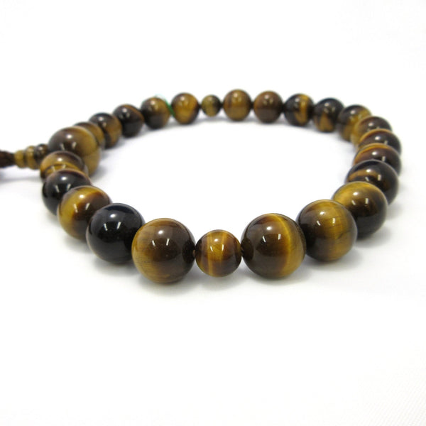10mm Brown Tiger Eye Juzu Prayer beads