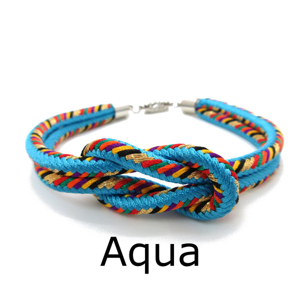 Kumihimo Bracelet Aqua