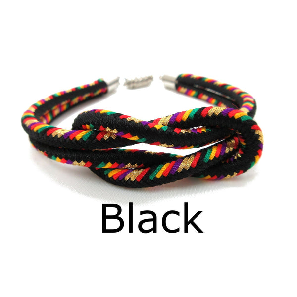 Kumihimo Bracelet Black