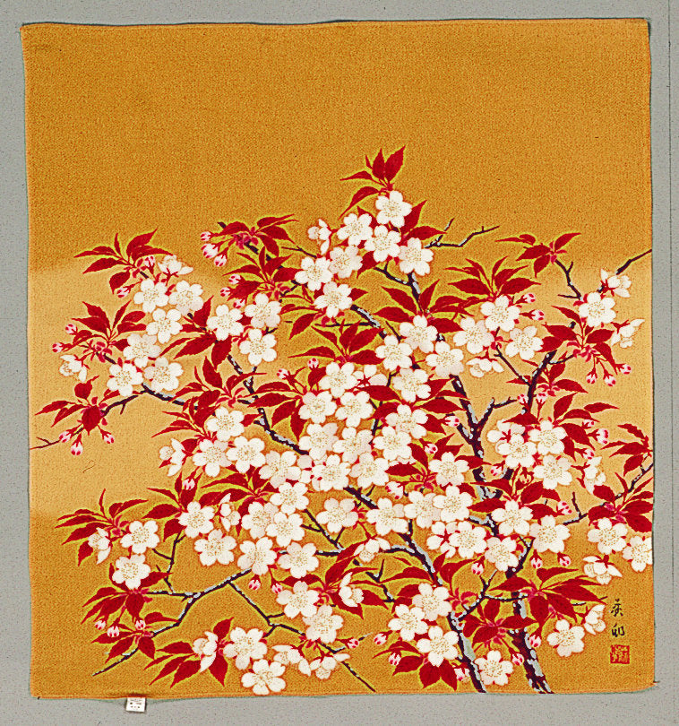 68cm Silk Furoshiki - Uda Tekison Sakura