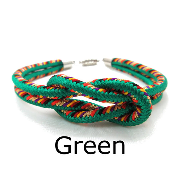 Kumihimo Bracelet Green