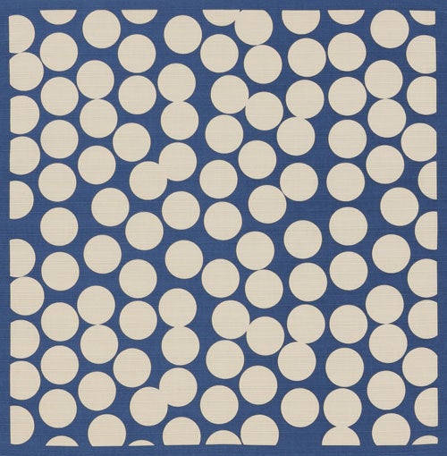 50cm Cotton Furoshiki - Dot Dark Blue