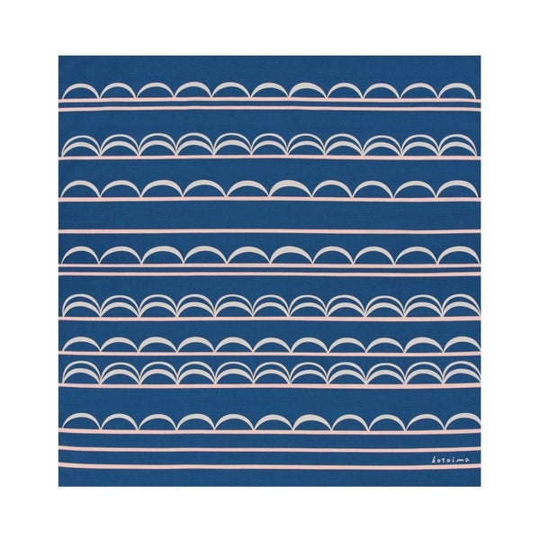 90cm Cotton Furoshiki - Kotoima Navy Blue