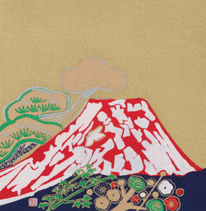 45cm Silk Furoshiki - Mt.Fuji Tamako Kataoka Syouchikubai Fujisan