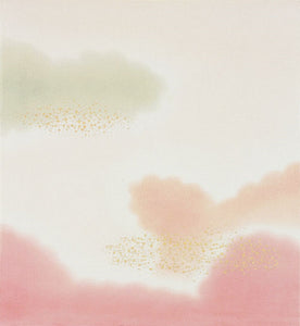 Silk Furoshiki - Hikizome Genjigumo Pink