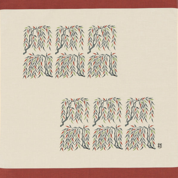 53cm Cotton Handkerchief Furoshiki - Keisuke Serizawa Willow tree